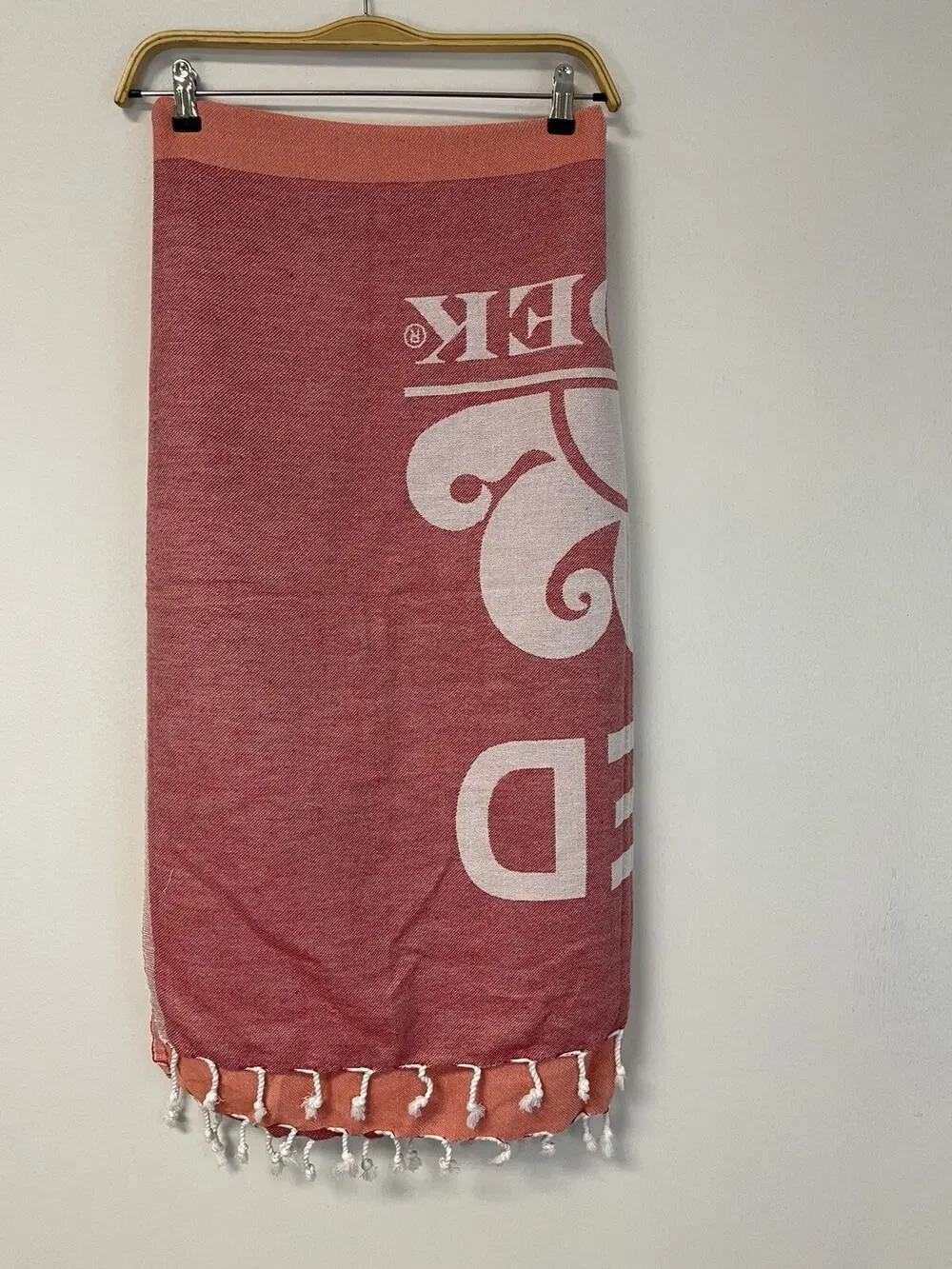 My Hamam Turkish Towel Cotton Bath Beach Hammam Peshtemal Sauna Long Red N116